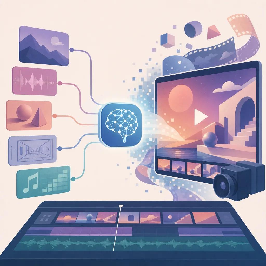 Illustration related to ai tools for music video production