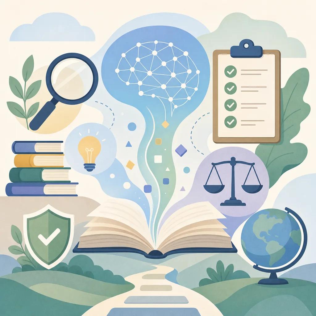 Illustration related to best practices for ai-generated educational content