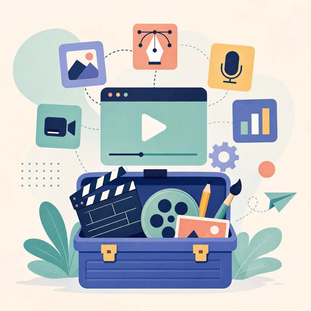 Illustration related to best tools for creating explainer videos