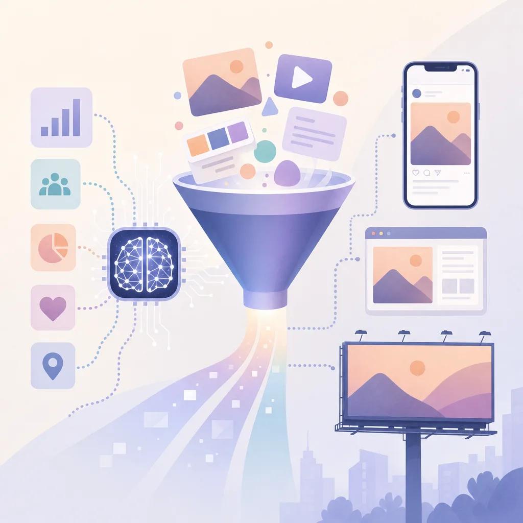 Illustration related to how to create ai-driven advertisements