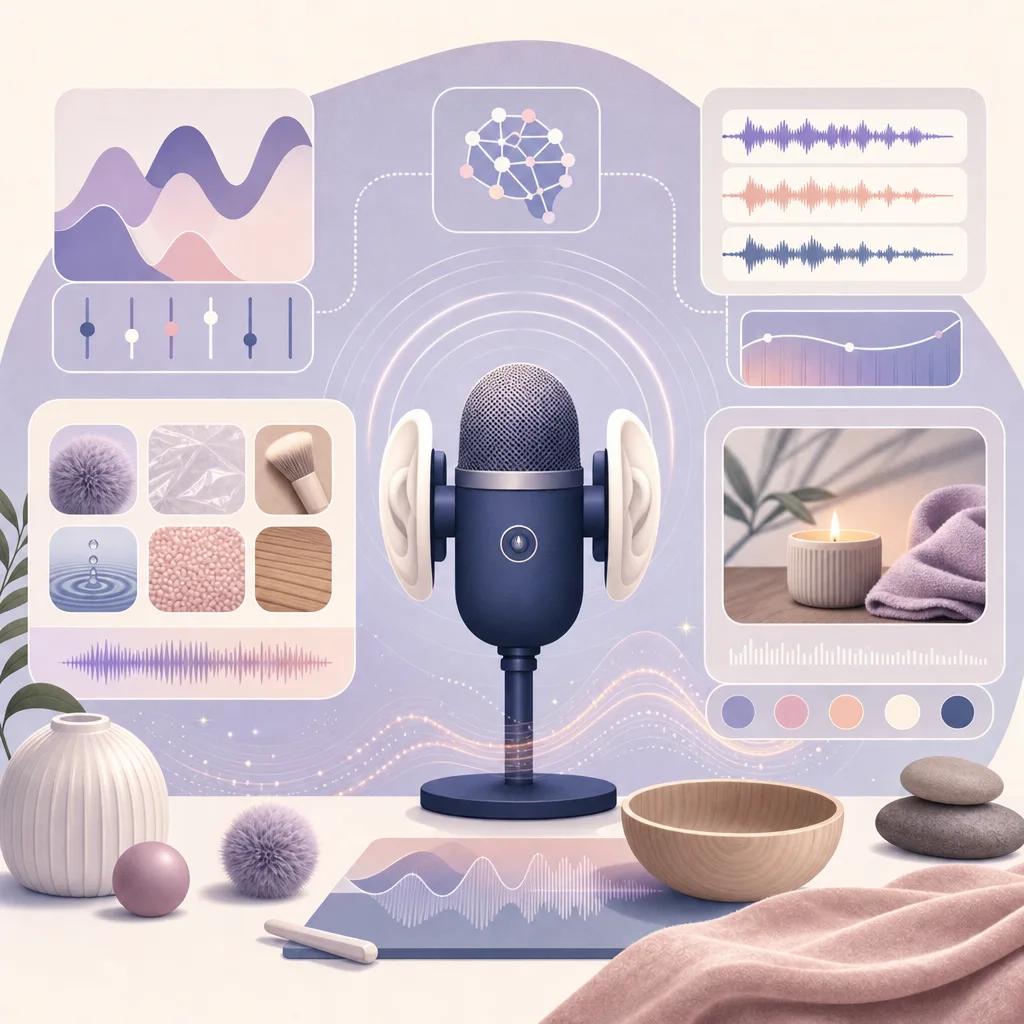 Illustration related to how to create asmr videos with ai tools