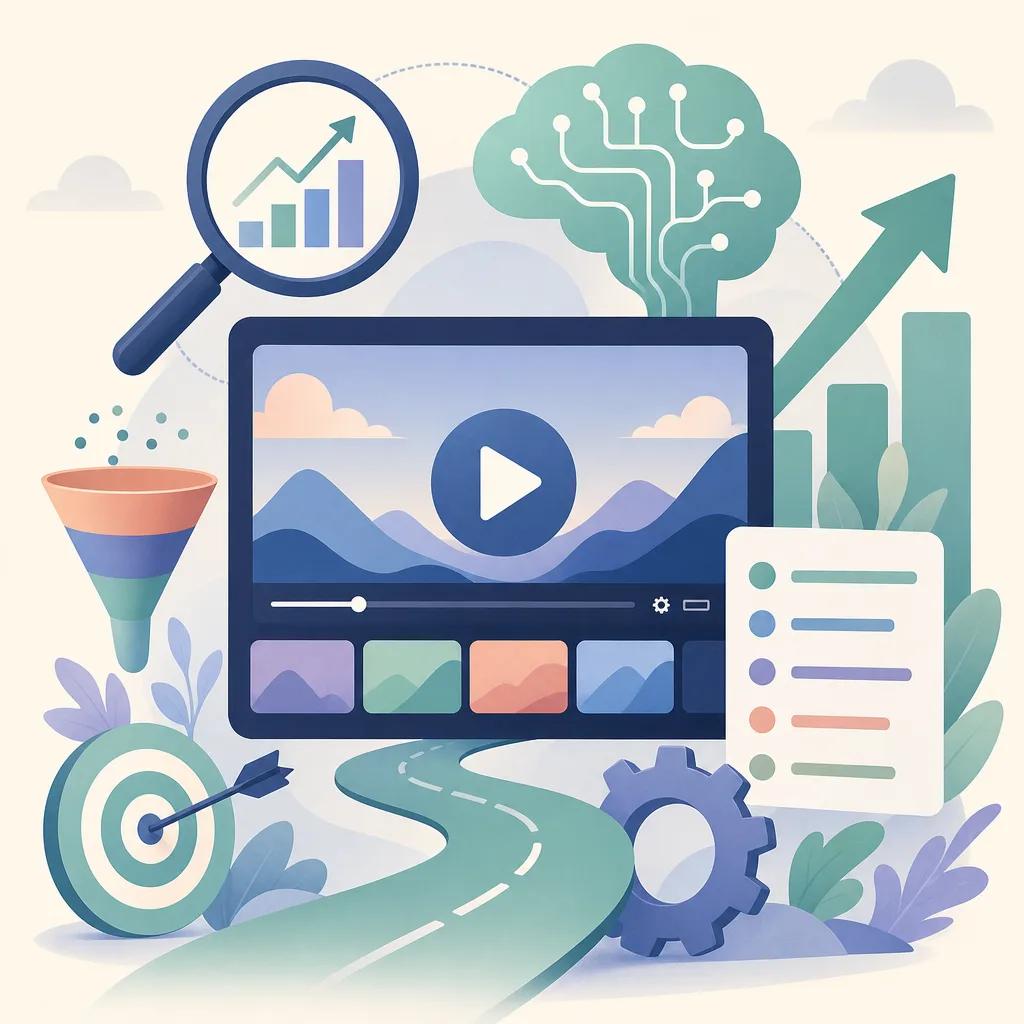 Illustration related to how to optimize ai videos for seo
