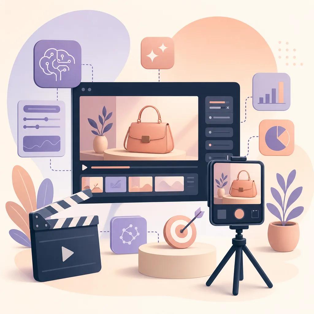 Illustration related to ai tools for influencer marketing videos