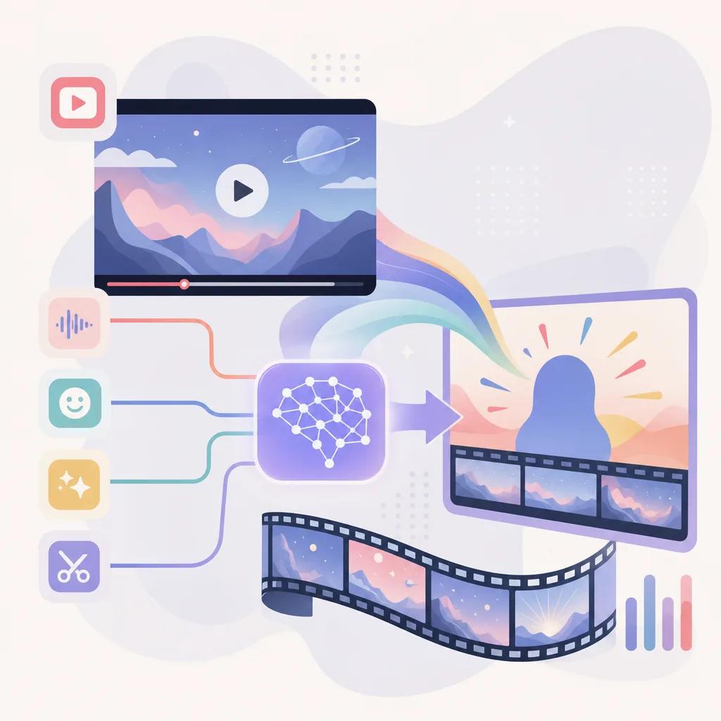 Illustration related to ai tools for creating reaction videos