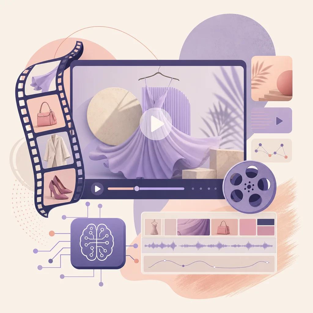 Illustration related to ai video tools for fashion marketing