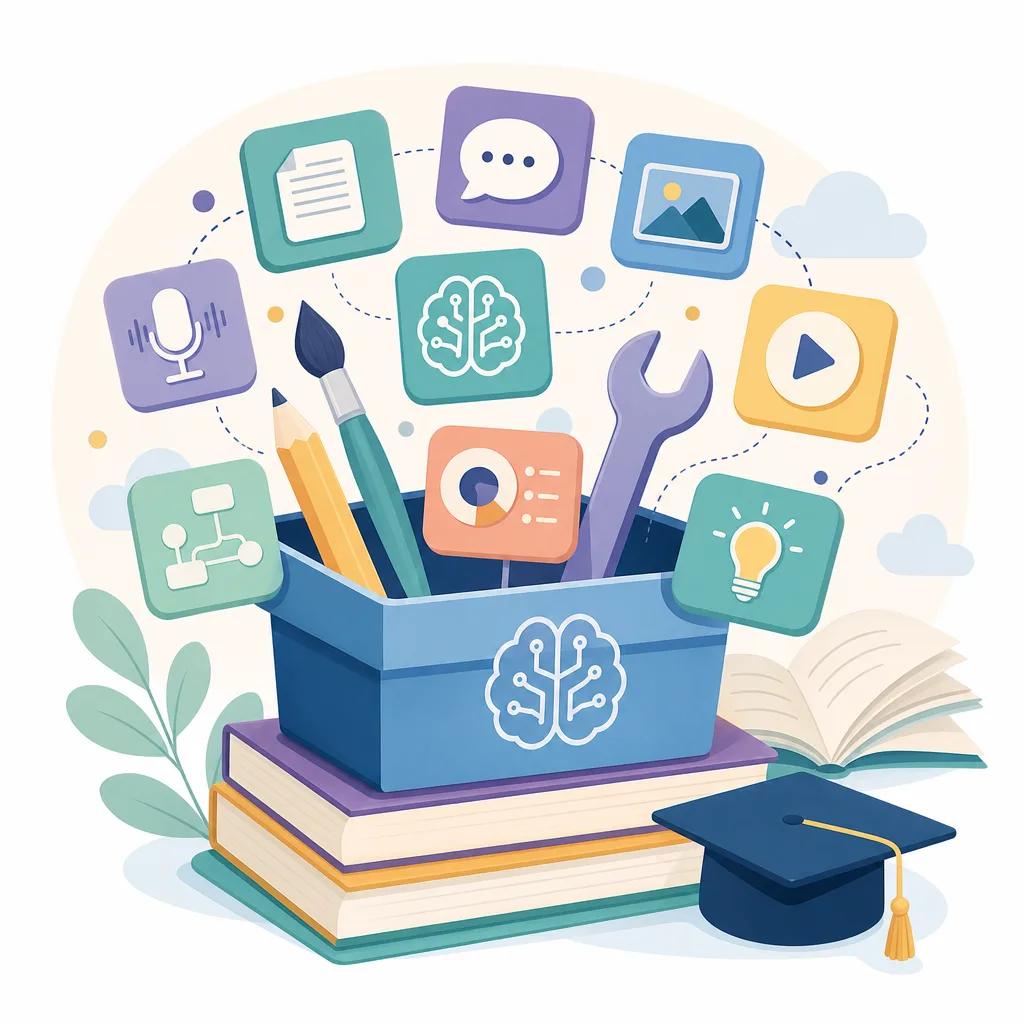 Illustration related to best ai tools for educational content