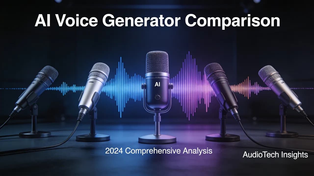 AI voice generator comparison chart for 2026