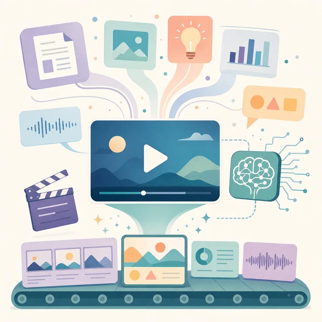Illustration related to creating engaging explainer videos with ai