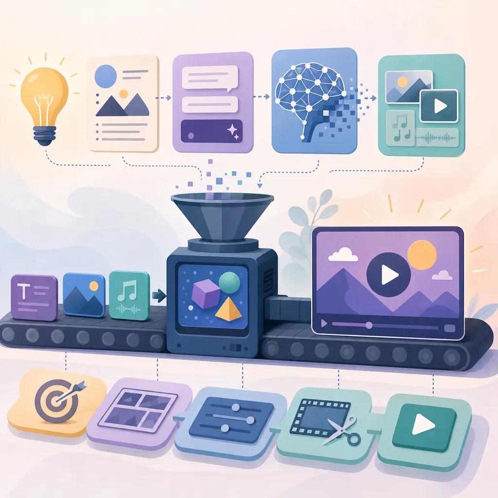 Illustration related to how to create ai-generated explainer videos