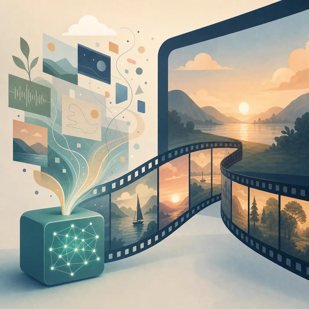 Illustration related to using ai for video storytelling